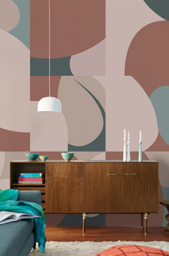 JIGSAW - Geometric panoramic EQ Dekor glass-fibre wallpaper by Inkiostro Bianco - view 3